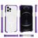 iPhone 13 Pro Max Magsafe Magnetic Acrylic Shockproof Phone Case - Purple