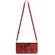 iPhone 13 Pro Max Crossbody Football Texture Magnetic PU Phone Case - Red