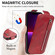 iPhone 13 Pro Max Zipper Wallet Vertical Flip Leather Phone Case - Red