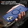 iPhone 13 Pro Max Hardware Lens Protection MagSafe Magnetic PC Hybrid TPU Phone Case - Blue