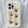iPhone 13 Pro Max Bear Plush Silicone Phone Case - Beige
