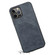 iPhone 13 Pro Max Card Slots Full Coverage PU+TPU Phone Case - Grey
