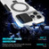 iPhone 13 Pro Max Sliding Camshield MagSafe Holder TPU Hybrid PC Phone Case - Black White