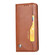 iPhone 13 Pro Max Knead Skin Texture Horizontal Flip Leather Case with Photo Frame & Holder & Card Slots & Wallet - Brown