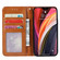 iPhone 13 Pro Max Knead Skin Texture Horizontal Flip Leather Case with Photo Frame & Holder & Card Slots & Wallet - Brown