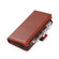 iPhone 13 Pro Max Multifunctional Crazy Horse Texture Horizontal Flip Leather Case with 9 Card Slot & Holder & Zipper Wallet & Lanyard - Brown