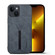iPhone 13 Pro Max Denior DV Elastic Card PU Back Cover Phone Case - Grey
