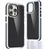 iPhone 13 Pro Max Dual-Color Carbon Fiber Acrylic Hybrid TPU Phone Case - Black