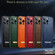 iPhone 13 Pro Max SULADA Invisible Bracket Leather Back Cover Phone Case - Orange