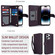 iPhone 13 Pro Max Multi-Card Wallet RFID Leather Phone Case - Dark Purple