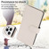 iPhone 13 Pro Max Multi-Card Wallet RFID Leather Phone Case - Apricot
