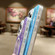 iPhone 13 Pro Max Shell Texture Multicolor MagSafe TPU Phone Case - Silver Gray