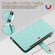 iPhone 13 Pro Max Rhombic Zipper Wallet Leather Phone Case - Cyan
