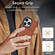 iPhone 13 Pro Max RFID Anti-theft Card Ring Holder Phone Case - Brown