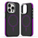 iPhone 13 Pro Max Dual-Color Skin Feel MagSafe Phone Case - Black Purple