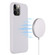 iPhone 13 Pro Max Shockproof Silicone Magnetic Magsafe Case - White