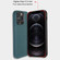 iPhone 13 Pro Max Lamb Grain PU Back Cover Phone Case - Black