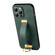 iPhone 13 Pro Max SULADA Cool Series PC + Leather Texture Skin Feel Shockproof Phone Case - Green