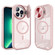 iPhone 13 Pro Max Round Camshield MagSafe TPU Hybrid PC Phone Case - Pink