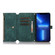 iPhone 13 Pro Max Dream 9-Card Wallet Zipper Bag Leather Phone Case - Green