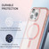 iPhone 13 Pro Max Colorful MagSafe Magnetic PC Hybrid TPU Phone Case - Pink