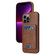 iPhone 13 Pro Max BETOPNICE Vertical Flip Detachable MagSafe Wallet Phone Case - Brown