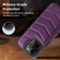 iPhone 13 Pro Max Down Jacket Card Bag Holder MagSafe Phone Case - Purple