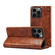 iPhone 13 Pro Max Baroque Simple Horizontal Flip Leather Case with Holder & Card Slots & Wallet - Light Brown