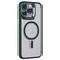 iPhone 13 Pro Max Invisible Lens Holder PC + TPU Frosted MagSafe Phone Case - Green