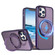 iPhone 13 Pro Max Wing Series MagSafe Magnetic Ring Holder Phone Case - Dark Purple