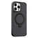iPhone 13 Pro Max Carbon Fiber Texture 360 MagSafe Holder Phone Case - Black