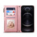 iPhone 13 Pro Max Retro Frosted Horizontal Flip Leather Case with Holder & Card Slot & Wallet & Zipper Pocket & Lanyard - Rose Gold