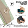 iPhone 13 Pro Max Crossbody Litchi Texture Leather Phone Case - Green
