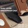 iPhone 13 Pro Max Crossbody Chain Fishtail Litchi Leather Phone Case - Brown