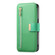 iPhone 13 Pro Max Ring Zipper Wallet RFID Blocking MagSafe Leather Phone Case - Green