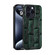 iPhone 13 Pro Max ABEEL Beast Pattern 6D Micro-Embossed MagSafe Genuine Leather Phone Case - Green