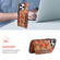iPhone 13 Pro Max MagSafe Detachable Card Slot Holder Phone Case - Red