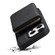 iPhone 13 Pro Max Denior D26 Skin Feel MagSafe Zipper Bag Leather Phone Case - Black