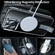 iPhone 13 Pro Max Holder Hand Strap MagSafe Transparent Phone Case - Sierra Blue + Grey Strap