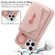 iPhone 13 Pro Max VIETAO Ring Holder Wallet PU Phone Case with Lanyard - White