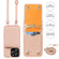 iPhone 13 Pro Max VIETAO Litchi Texture Wallet PU Phone Case with Lanyard - Pink