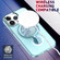 iPhone 13 Pro 360 Degree Rotation Holder MagSafe Magnetic Phone Case - Light Blue