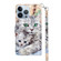 iPhone 13 Pro 3D Painted Leather Phone Case - Two Loving Cats