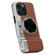 iPhone 13 Pro 3D Retro Bluetooth Camera Magsafe Mirror Phone Case - Brown