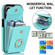 iPhone 13 Pro Anti-theft RFID Card Slot Phone Case - Mint Green