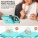 iPhone 13 Pro Anti-theft RFID Card Slot Phone Case - Mint Green