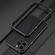 iPhone 13 Pro Aurora Series Lens Protector + Metal Frame Protective Case - Black Silver