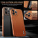 iPhone 13 Pro AZNS Electroplated Edge Carbon Fiber Texture Phone Case - Black