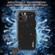 iPhone 13 Pro AZNS Electroplated Edge Carbon Fiber Texture Phone Case - Black