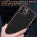iPhone 13 Pro AZNS Electroplated Edge Carbon Fiber Texture Phone Case - Black